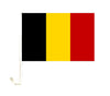 drapeau pour voiture belgique 30x45cm