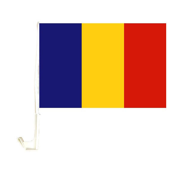 drapeau pour voiture roumanie 30x45cm