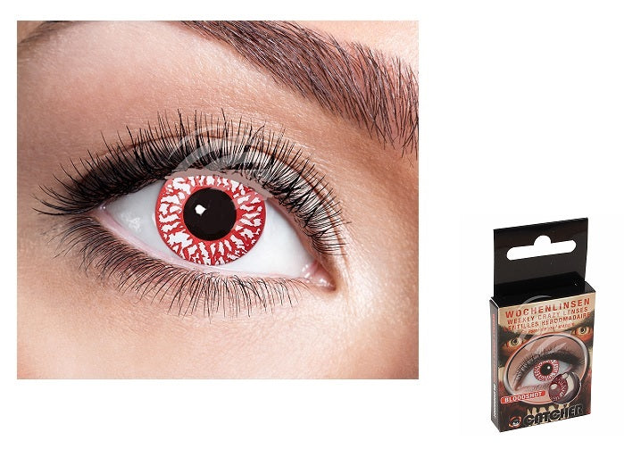 lentilles de contact bloodshot 7 jours