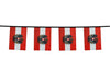 guirlande 12 drapeaux fanions autriche 4.5m
