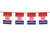guirlande 12 drapeaux fanions croatie 4.5m