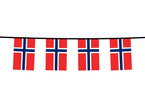 guirlande 12 drapeaux fanions norvege 4.5m