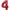 Chiffre 4 Red 34