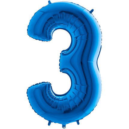Chiffre 3 Bleu 26