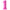 Chiffre 1 Fuchsia 14