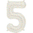 Chiffre 5 Sprinkles 16