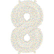 Chiffre 8 Sprinkles 16