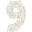 Chiffre 9 Sprinkles 16