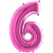 Chiffre 6 Fuschia 40