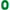 Chiffre 0 Vert 40