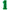 Chiffre 1 Vert 14
