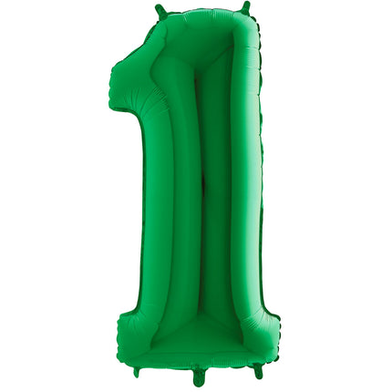 Chiffre 1 Vert 14