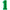 Chiffre 1 Vert 40