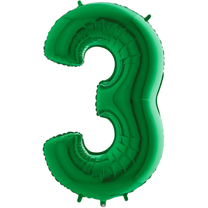 Chiffre 3 Vert 14