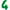 Chiffre 4 Vert 40
