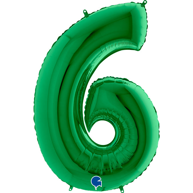 Chiffre 6 Vert 40