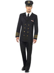 Déguisement d'officier de la marine pour homme | veste, pantalon, fausse chemise , bonnet | J2F Shop
