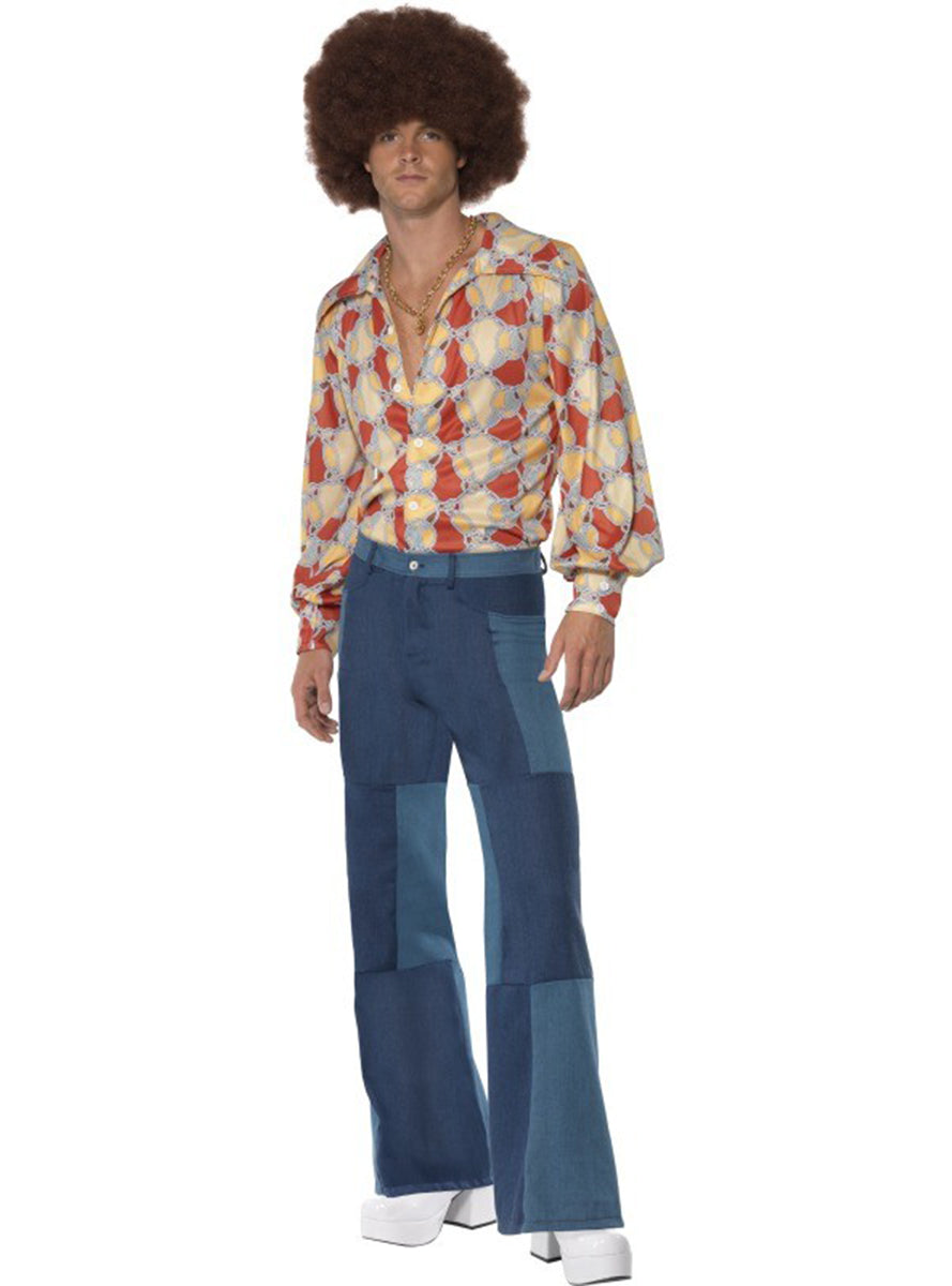 Déguisement rétro des années 70 pour homme | chemise , pantalon | J2F Shop