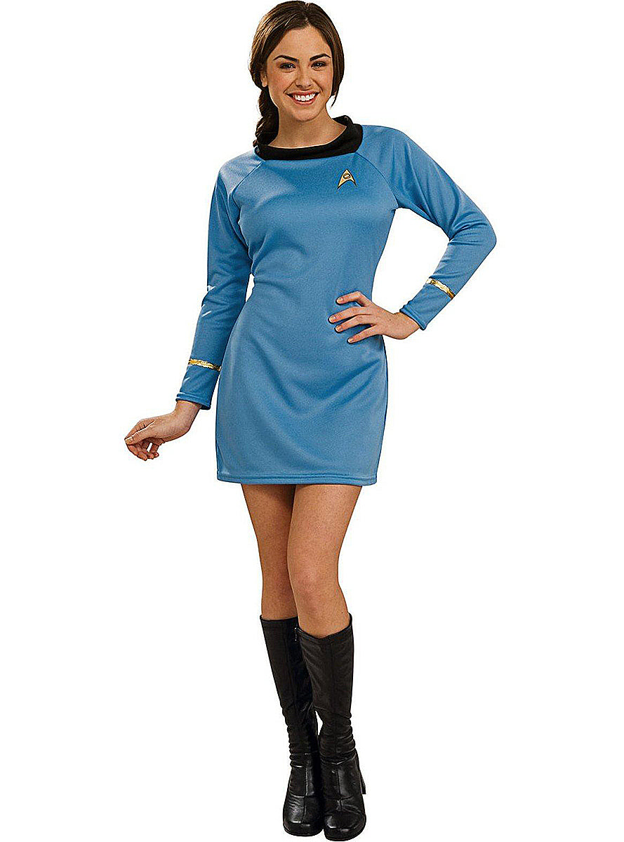 Déguisement de Star Trek luxe pour femme | Robe, cape, manchettes, masque , sur-bottes | J2F Shop