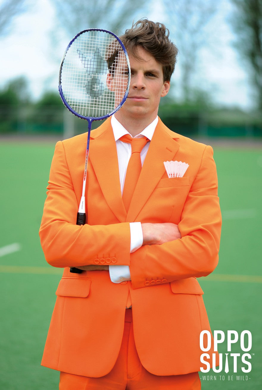 Costume Orange "The Orange" - Opposuits | Veste, pantalon , cravate | J2F Shop