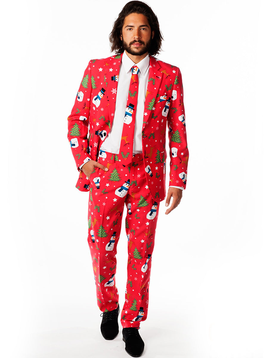 Costume Noël "Christmaster" - Opposuits | Veste, pantalon , cravate | J2F Shop