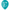 10 Ballons Latex HG95 Vive les Mariés Turquoise - PMS