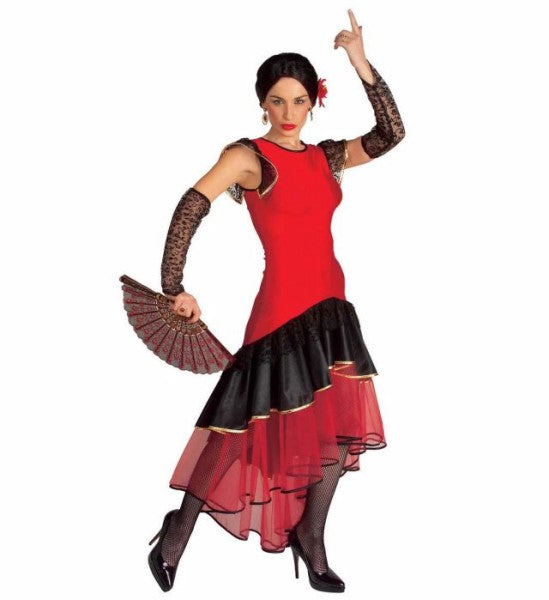Déguisement danseuse Lola femme | robe élastique , gants | J2F Shop