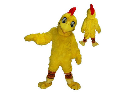 déguisement mascotte ventillée poule en peluche adulte
