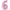 Chiffre 6 Pastel Rose 40″- Grabo