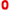 Chiffre 0 Rouge 40