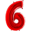 Chiffre 6 Rouge 14
