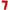 Chiffre 7 Rouge 26