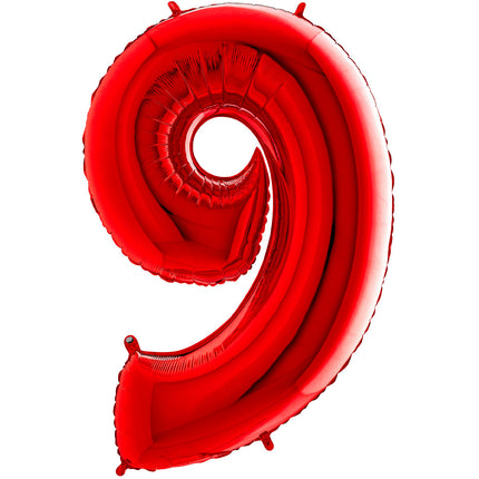 Chiffre 9 Rouge 14