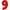 Chiffre 9 Rouge 26