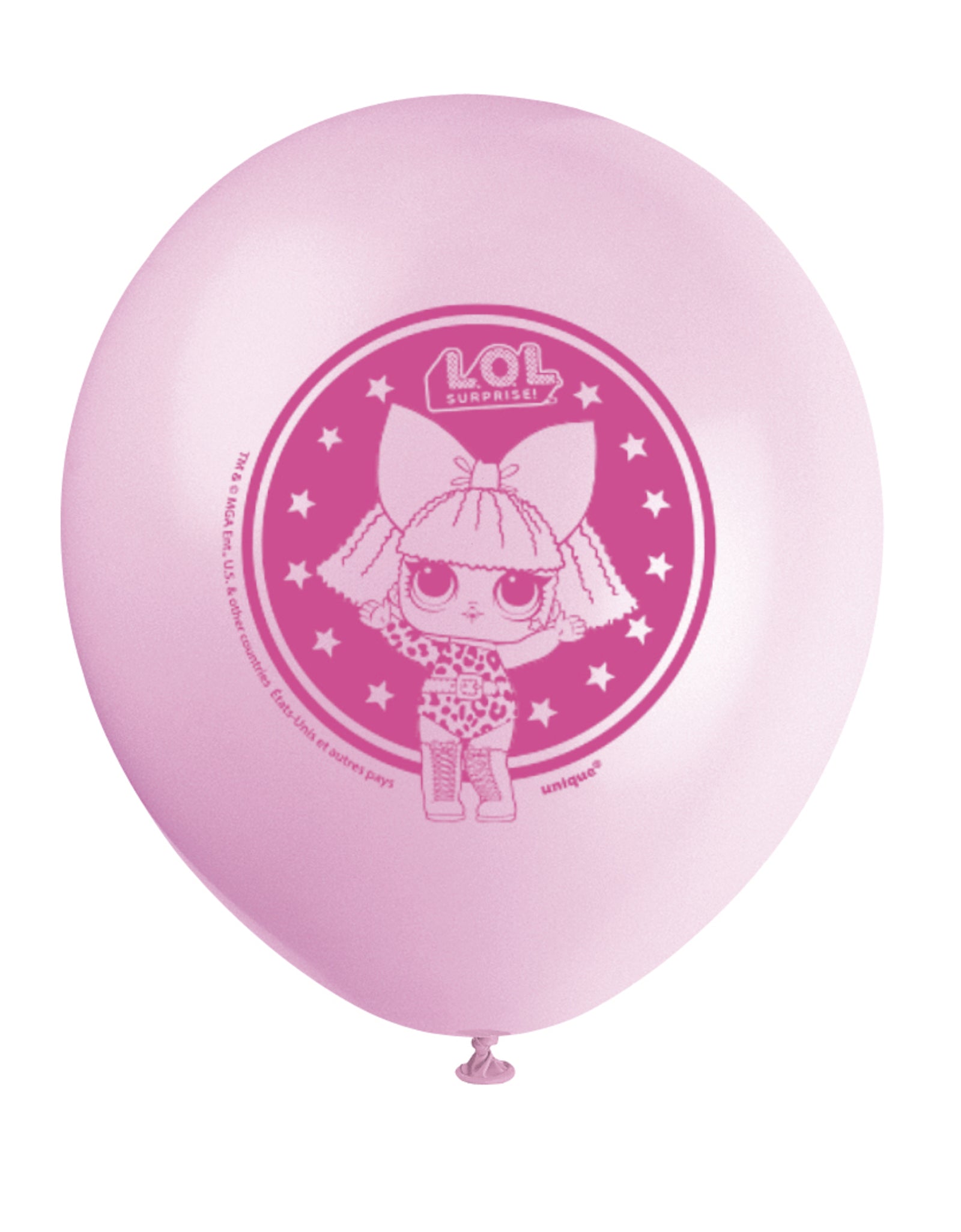 8 ballons en latex LOL Surprise | 8 ballons en latex de 47cm | J2F Shop
