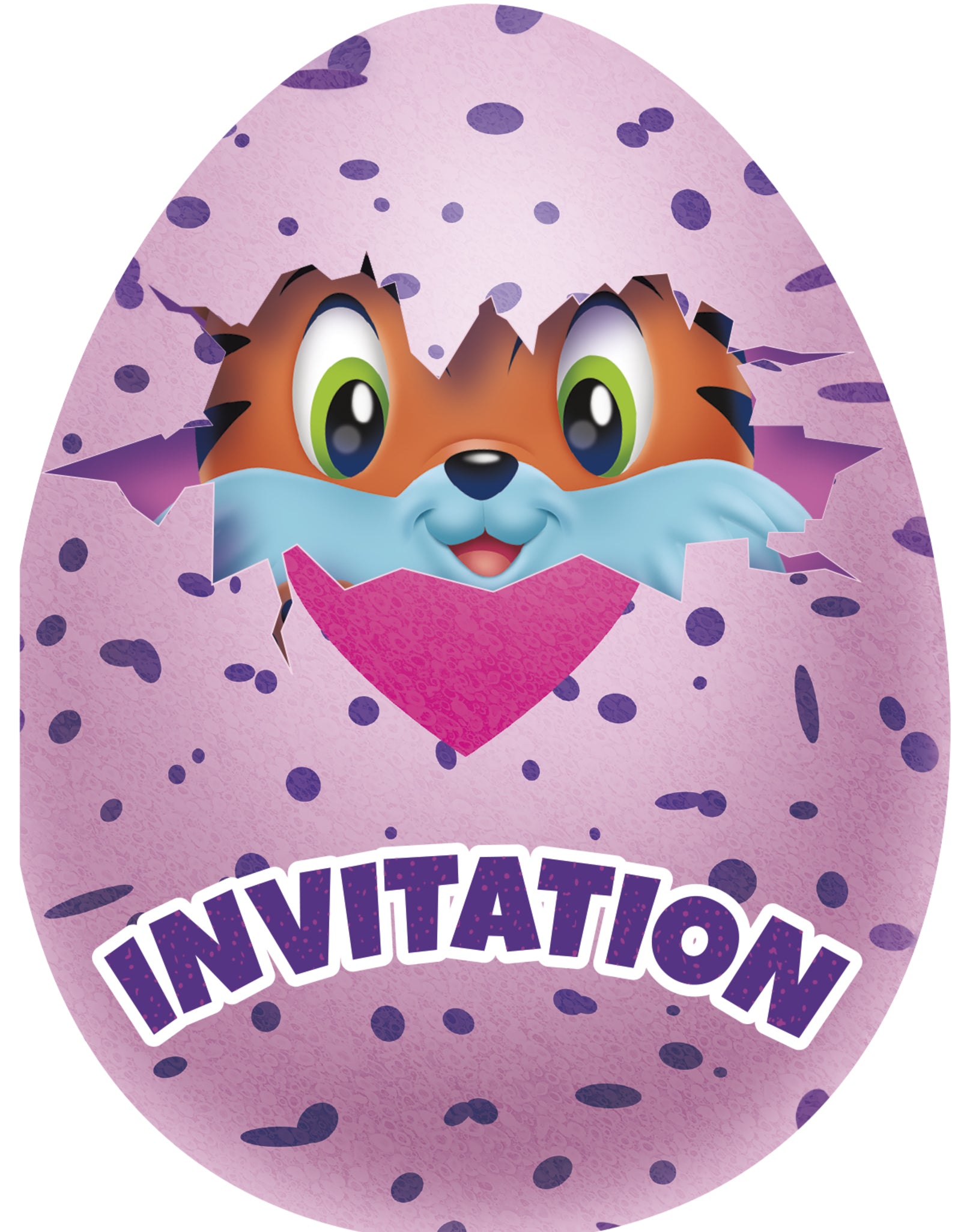 8 invitations Hatchimals | 8 invitations | J2F Shop