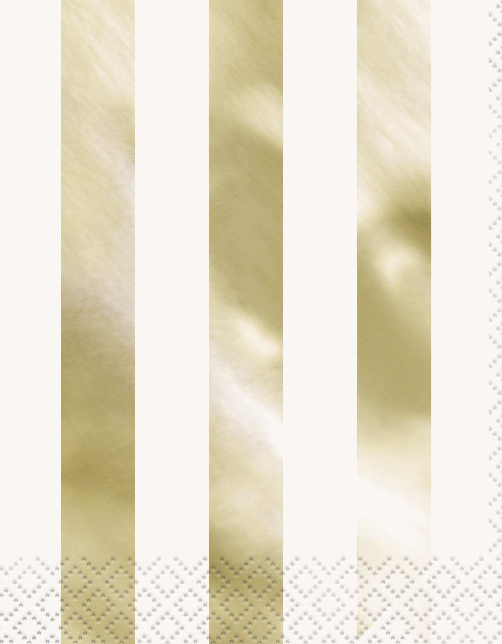 16 serviettes dorées rayées (33x33cm) - Gamme couleur unie | 16 serviettes en papier. Dimensions: Pliées - 16,5x16,5cm. Dépliées - 33x33cm | J2F Shop