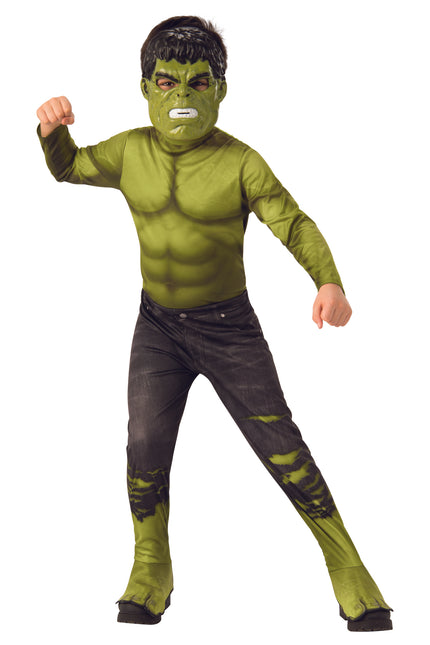 Déguisement Hulk pantalon déchiré garçon - Avengers | Combinaison avec bottines , masque | J2F Shop