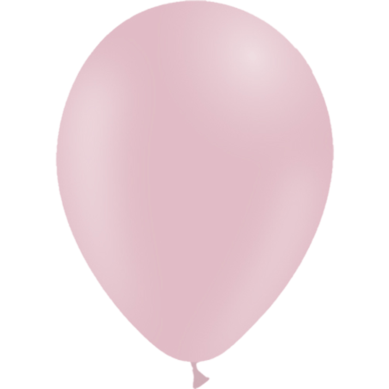100 Ballons Latex HG112 Pastel Matte Rose Bébé - Balloonia