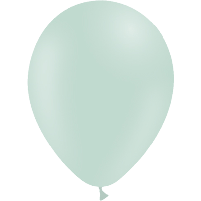 25 Ballons Latex HG45 Pastel Matte Menthe - Balloonia