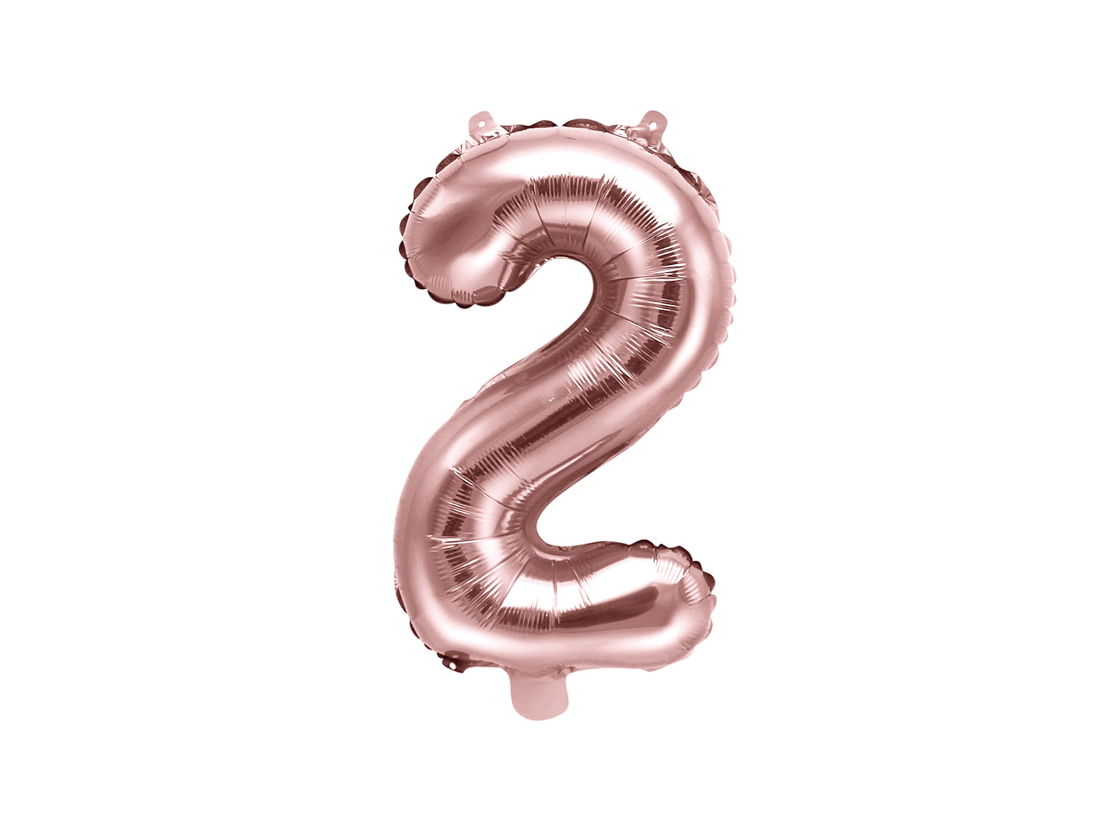 Ballon aluminium "2" rose gold (35 cm) | Ballon en aluminium de 35 cm | J2F Shop