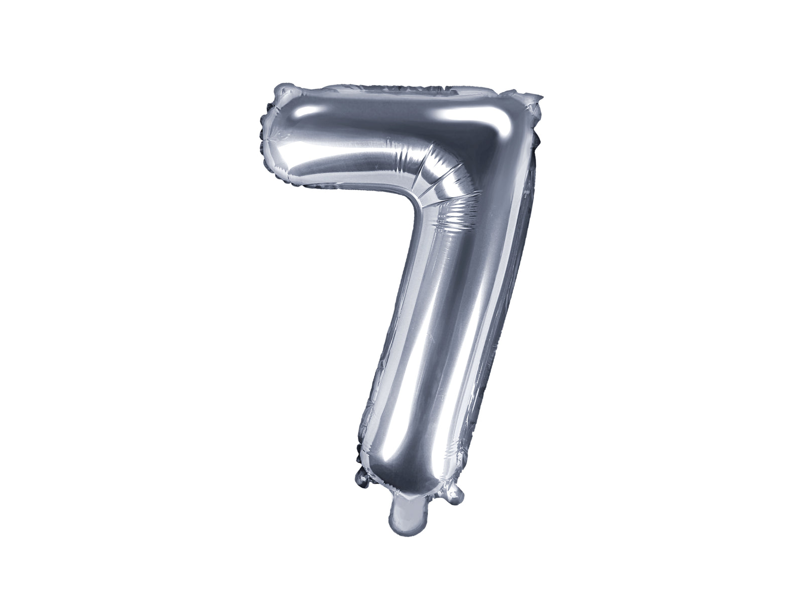 Ballon aluminium "7" argenté | Ballon en aluminium de 35 cm | J2F Shop