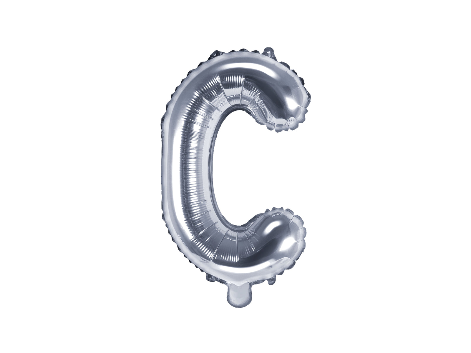 Ballon aluminium lettre C argenté | Ballon alu de 35 cm | J2F Shop