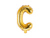 Ballon aluminium lettre C doré | Ballon alu de 35 cm | J2F Shop
