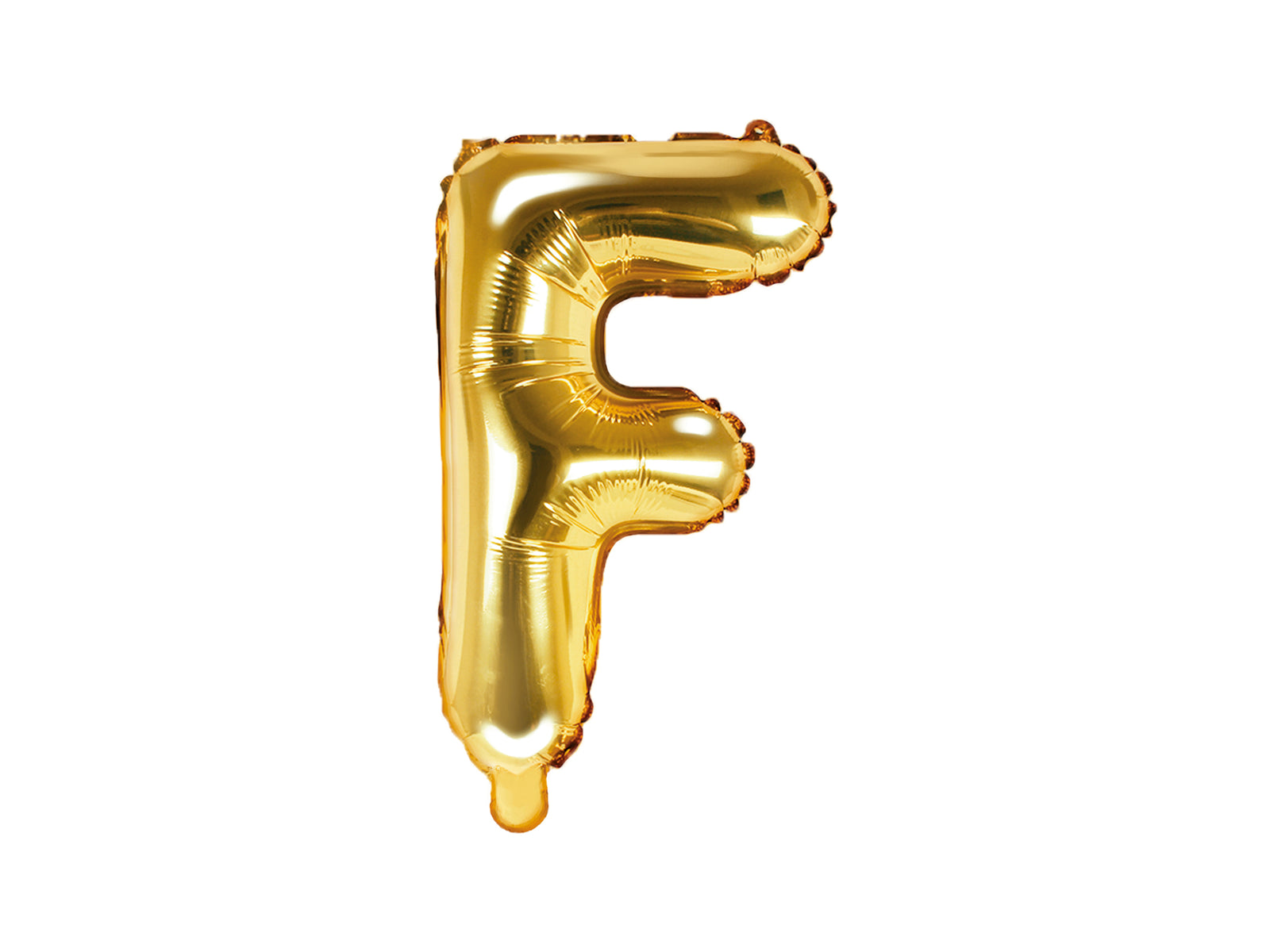 Ballon aluminium lettre F doré | Ballon alu de 35 cm | J2F Shop