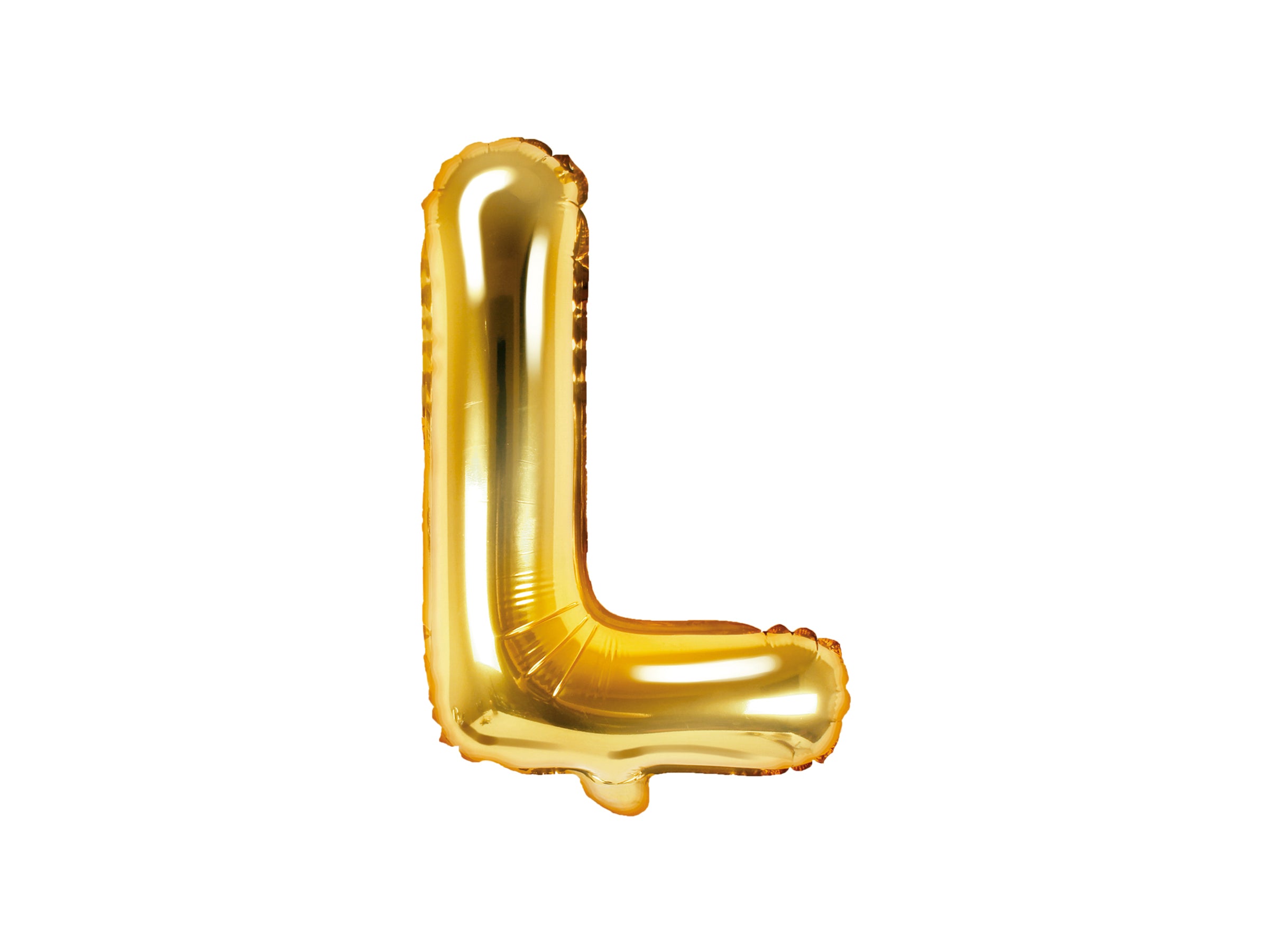 Ballon aluminium lettre L doré | Ballon alu de 35 cm | J2F Shop