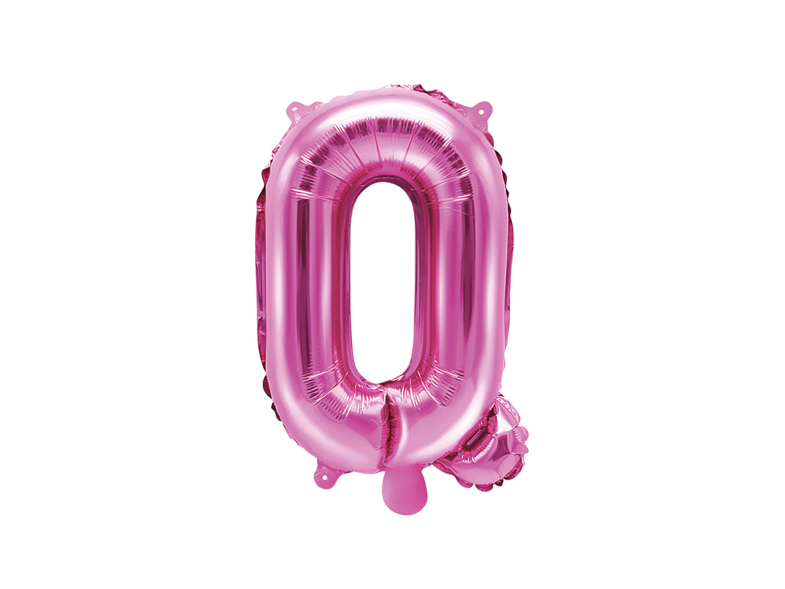 Ballon aluminium lettre Q rose foncé | Ballon alu de 35 cm | J2F Shop