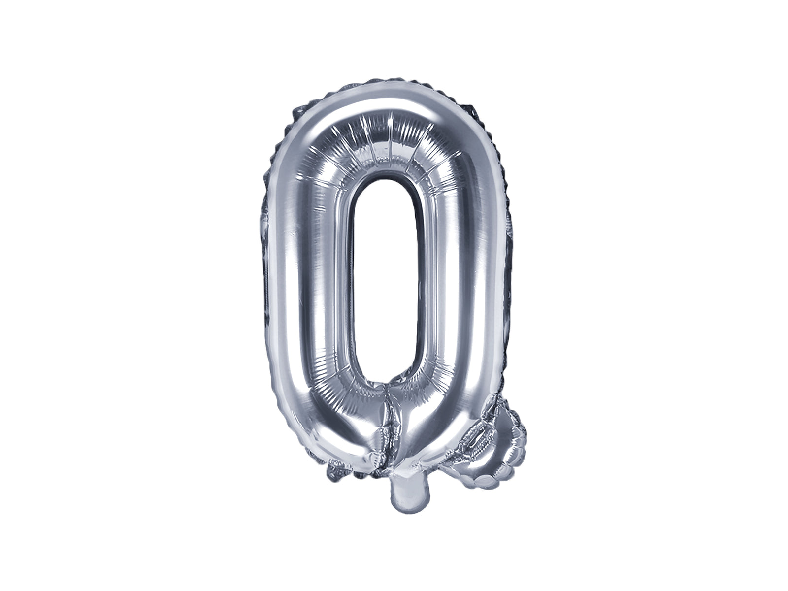 Ballon aluminium lettre Q argenté | Ballon alu de 35 cm | J2F Shop