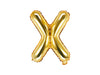 Ballon aluminium lettre X doré (35cm) | Ballon alu de 35 cm | J2F Shop
