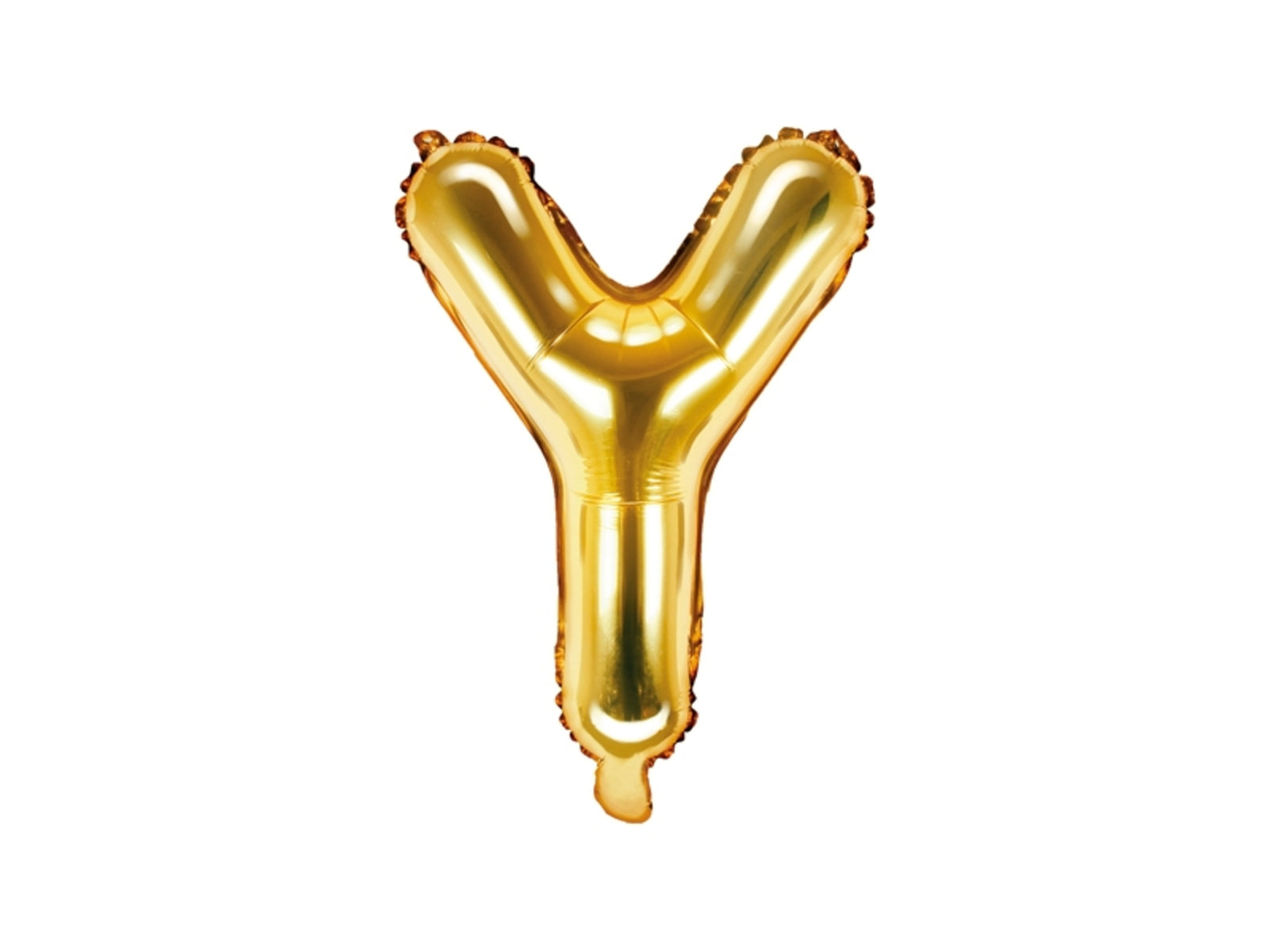 Ballon aluminium lettre Y doré (35cm) | Ballon alu de 35 cm | J2F Shop
